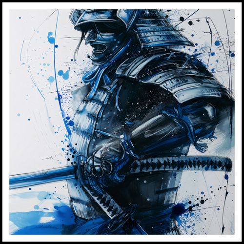Plakat 100x100cm Samuraj w Błękicie na Arena.pl