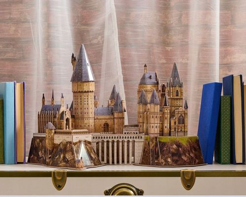 HARRY POTTER HOGWART PUZZLE MODEL 3D ZAMEK HOGWARTS 4D BUILD WIELKI 48 CM na Arena.pl