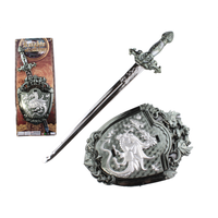 zestaw wojownika tarcza + miecz 48 cm 183004