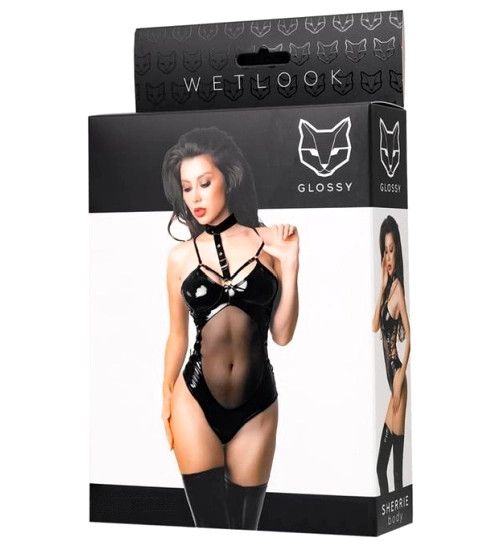 Zmysłowe body wiązane po bokach S zdjęcie 3
