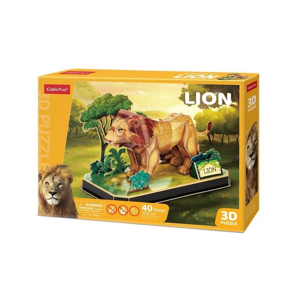 Puzzle 3D Zwierzęta Lew 8561 zdjęcie 4