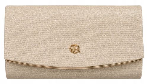 Torebka kopertówka brokatowa na wesele bal wieczorowa mała z klapką Rovicky na Arena.pl