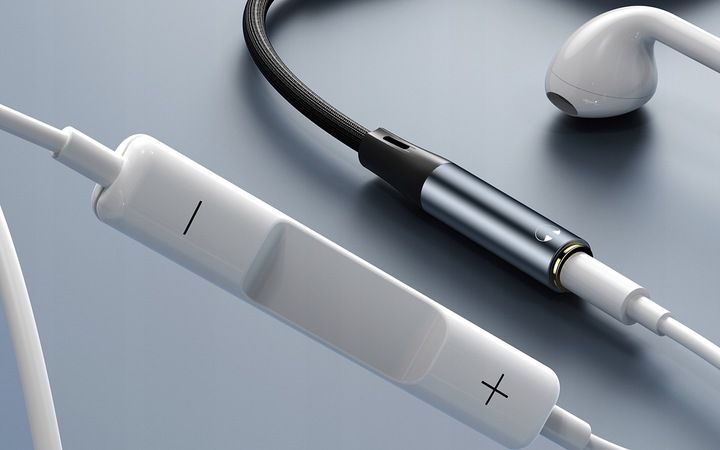 BOSTE ADAPTER PRZEJŚCIÓWKA AUDIO LIGHTNING DO IPHONE - MINI JACK AUX 12CM zdjęcie 13