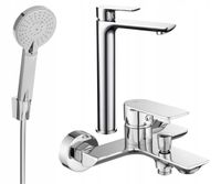 MEXEN ALFA R40 ZESTAW WANNOWY BATERIA CHROM