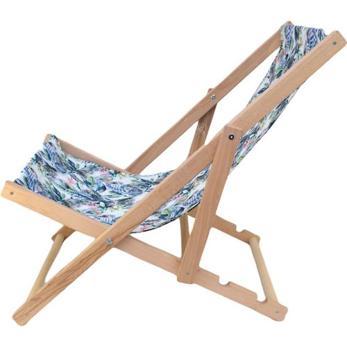 LEŻAK DREWNIANY CLASSIC BLUE FLOWERS na Arena.pl