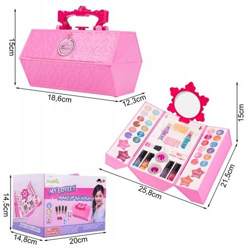 ZESTAW DO MALOWANIA MAKIJAŻU KUFEREK MAKE UP KOSMETYKI DLA DZIECI na Arena.pl
