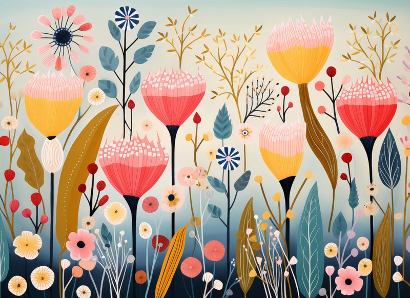 Plakat 55x40cm Ogród Marzeń zdjęcie 1