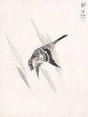 Plakat 15x20cm  Cuckoo, Kashu Japoński Vintage do Salonu