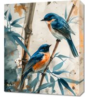 Obraz 50x60cm Trzy Ptaki