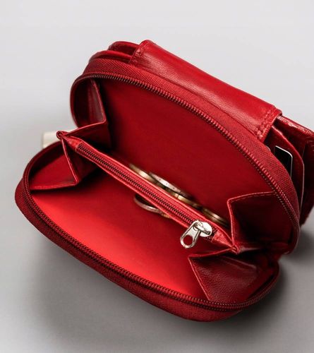 skórzany portfel damski na zamek i klapkę - peterson na Arena.pl