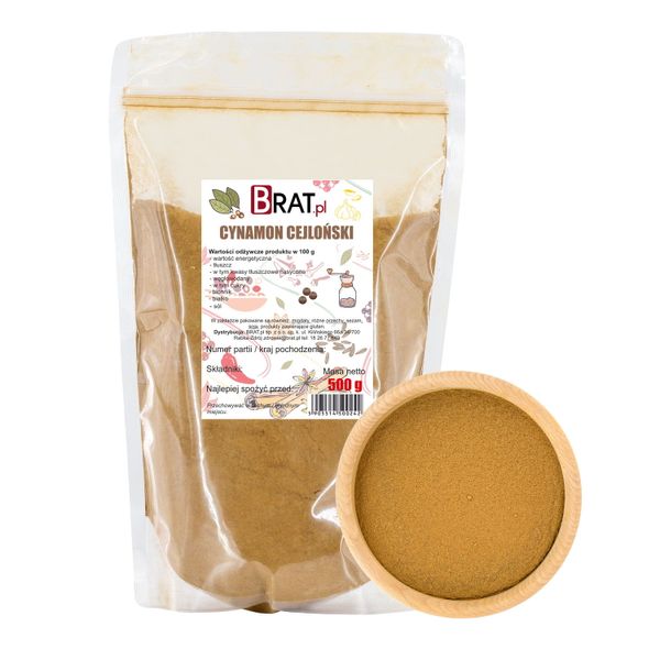 CYNAMON CEJLOŃSKI MIELONY 500g ORYGINALNY zdjęcie 1