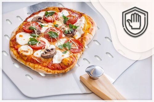 ŁOPATA DO PIZZY PERFOROWANA SZUFLA TACA STAL NIERDZEWNA INOX PROFESJONALNA na Arena.pl