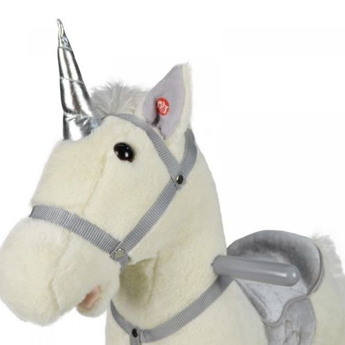 Infantastic Jednorożec na biegunach - srebrny 84 x 31 x 76 c na Arena.pl