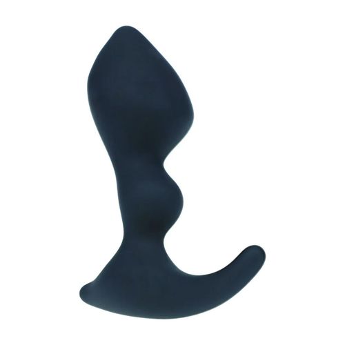 double ripple silicone prostate massager - black na Arena.pl