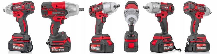 KLUCZ UDAROWY Akumulatorowy BEZSZCZOTKOWY do KÓŁ 20V 1/2' 2xAKU 4AH WALIZKA zdjęcie 11