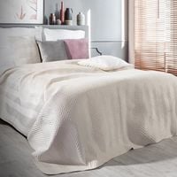 Narzuta dekoracyjna SOFIA 230x260 kremowa