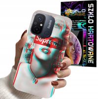 ETUI DO XIAOMI REDMI 12C - Monroe MODNE KOBIECE WZORY + SZKŁO