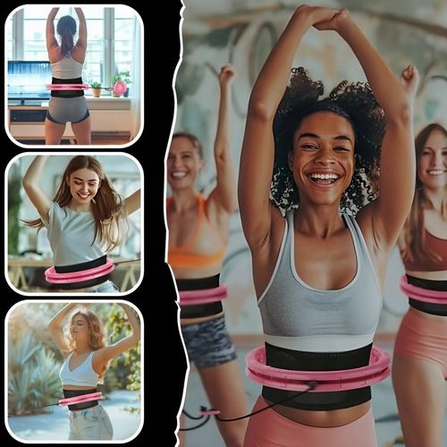 HULA HOP Z OBCIĄŻENIEM Odchudzające Obciążnikiem Smart z Wypustkami HULAHOP na Arena.pl
