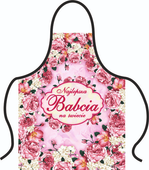 fartuch premium Babcia piwonie | 05