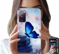ETUI DO SAMSUNG GALAXY S20 LITE - NIEBIESKI MOTYLEK, MOTYL, DAMSKIE WZORY