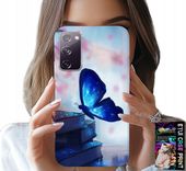 ETUI DO SAMSUNG GALAXY S20 LITE - NIEBIESKI MOTYLEK, MOTYL, DAMSKIE WZORY