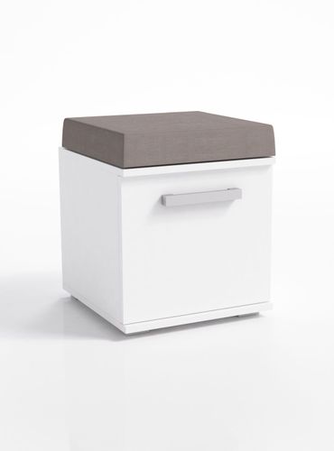 Pufa do przedpokoju Merlin Biały na Arena.pl