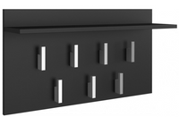 Nowoczesny Wieszak Do Przedpokoju 70 cm Czarny FRIC TS - 3 Kolory