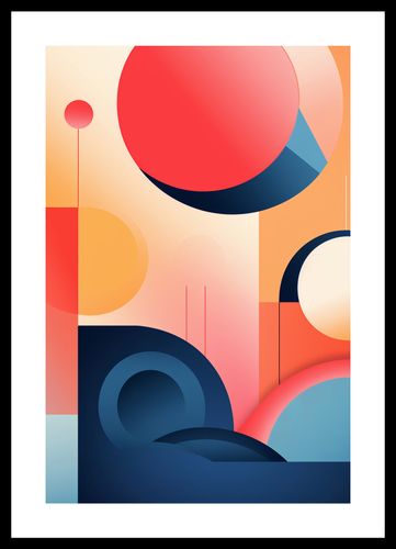 Plakat 30x45cm Geometryczne Marzenia na Arena.pl