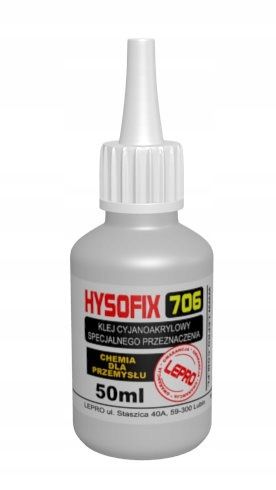 Klej Cyjanoakrylowy HYSOFIX 706 - 50g na Arena.pl