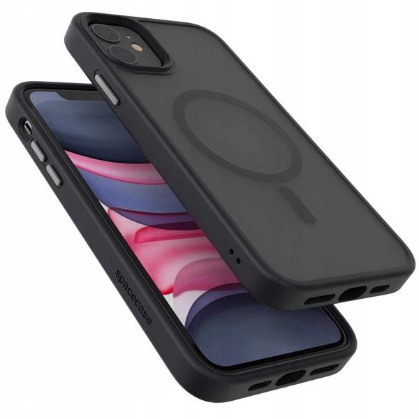 Spacecase Hybrid Mag Iphone 11 Black zdjęcie 2