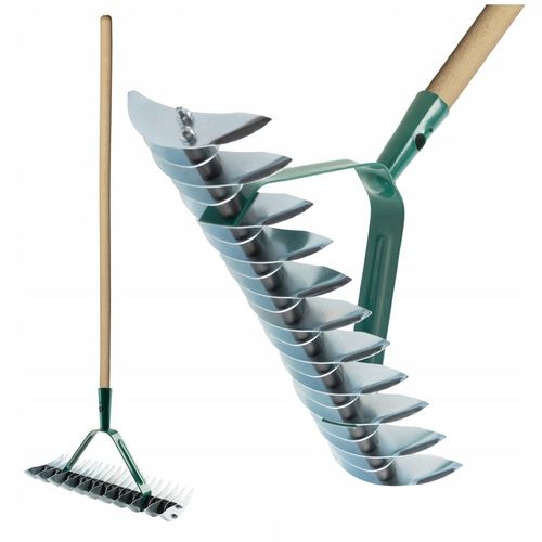 AERATOR RĘCZNY WERTYKULATOR DO TRAWY DWUSTRONNY METAL Z TRZONEM AREATOR na Arena.pl