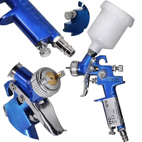 Pistolet Lakierniczy Malarski 0,8mm 150ml HVLP 3,5 Bar 141 l/min Kraft&Dele na Arena.pl