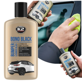 czernidło do gumy opon plastików k2 bono black 250ml intensywna czerń