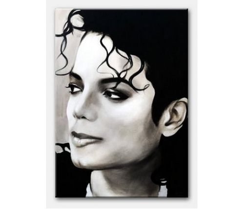 Obraz 60x90cm MICHAEL JACKSON ręcznie malowany na Arena.pl