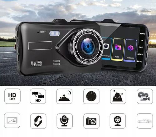 REJESTRATOR JAZDY FULL HD KAMERA COFANIA PL 64GB na Arena.pl