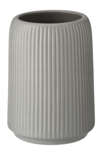 KUBEK ŁAZIENKOWY NA SZCZOTECZKI PASTĘ SZARY na Arena.pl