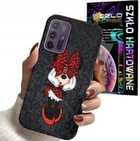 ETUI DO MOTOROLA MOTO G10 POWER - MYSZKA MINNIE MICKEY MINI + SZKŁO