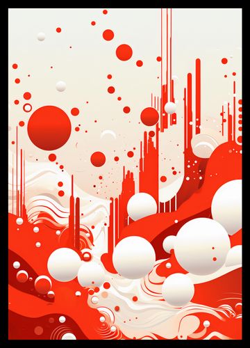 Plakat 29,7x42cm Krwiście Czerwone Wibracje na Arena.pl