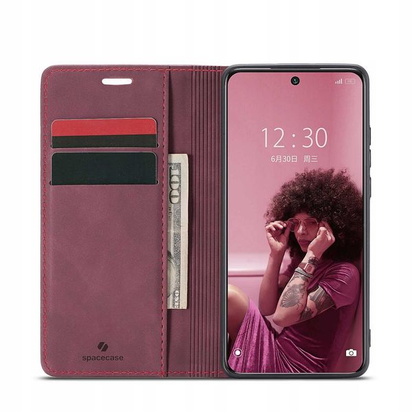 Spacecase Wallet Redmi Note 10 Pro Red zdjęcie 13