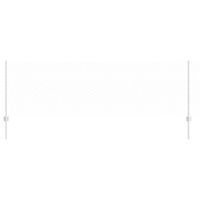 Ogrodzenie z słupkami Srebrny 0.8 x 100 m Stal