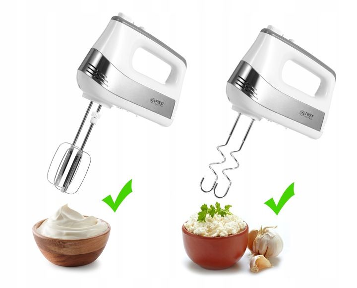 MIKSER KUCHENNY Z MISĄ OBROTOWĄ RĘCZNY FIRST AUSTRIA 500W zdjęcie 15