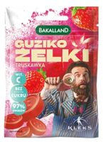 Bakalland Kleks Guziko żelki truskawkowe 34 g