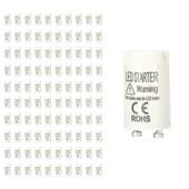 100x Starter do świetlówek LED T8 ZESTAW