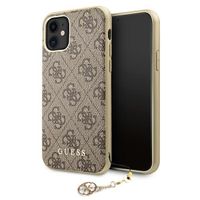 Guess GUHCN61GF4GBR iPhone 11 / Xr 6,1" brown/brązowy hard case