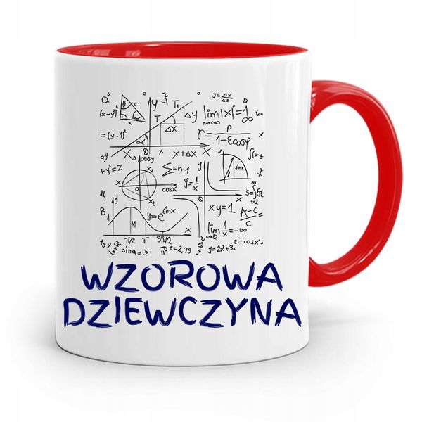 Kubek Czerwony Dla Dziewczyny Wzorowa Dziewczyna Z Nadrukiem Ze Zdjęciem zdjęcie 1