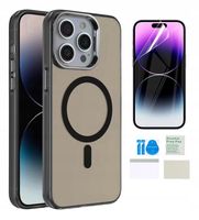 Etui do IPHONE 15 magsafe wzmacniane obudowa matowy kolory + folia ochronna