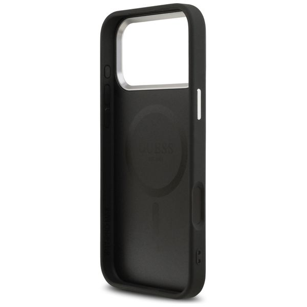 etui guess triangle logo magsafe do      iphone 17 pro max czarny zdjęcie 7