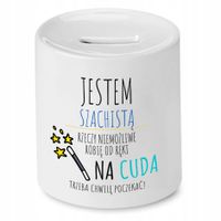 Dla Szachisty Skarbonka Jestem Szachistą Z Nadrukiem Ze Zdjęciem