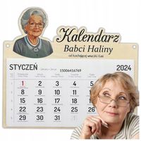 KALENDARZ na DZIEŃ BABCI I DZIADKA DZIADKÓW PREZENT NADRUK personalizowany