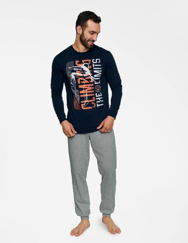 Piżama męska Henderson Block granatowa XL na Arena.pl